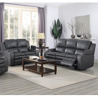 Alaattin 2 Piece Power Recling Sofa & Loveseat with cupholder and storage in each arm by Ebern Designs