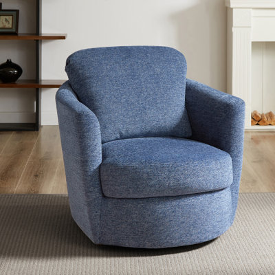 32.3" Wide Swivel Barrel Armchair by Latitude Run