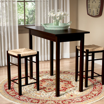 Tenney 3 Piece Counter Height Dining Set by August Grove