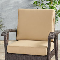 Billy-George Outdoor Seat/Back Cushion by Latitude Run