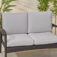 Billy-George Fabric Loveseat Outdoor Seat/Back Cushion by Latitude Run