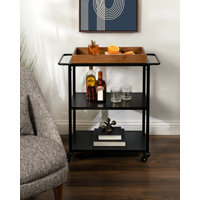 Creasey Bar Cart by Mercury Row