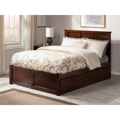 Lampley Solid Wood Platform Bed with Trundle by Harriet Bee by Viv + Rae