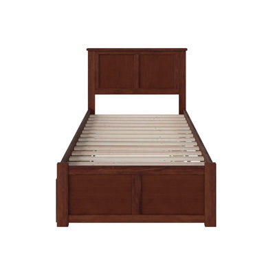 Lampley Solid Wood Platform Bed with Trundle by Harriet Bee by Viv + Rae