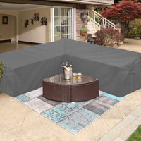 Water Resistant Patio Sectional Sofa Cover by Arlmont & Co.