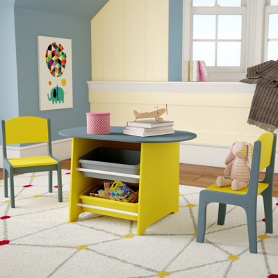 Grovetown Kids 5 Piece Oval Furniture Set by Zoomie Kids