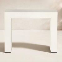 Almanza Stone/Concrete Side Table by 17 Stories