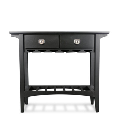 Mission Solid Wood Wine Stand by Charlton Home
