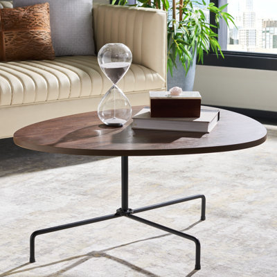 Akshan Pedestal Coffee Table by Brayden Studio