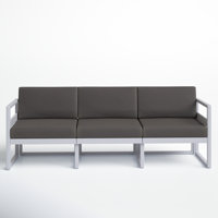 Larry 79" Wide Outdoor Patio Sofa with Sunbrella Cushions by AllModern