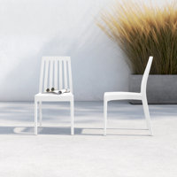Kenno Anyfer Stacking Patio Dining Side Chair by Birch Lane