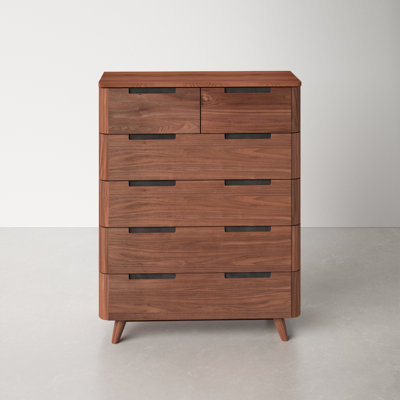 Savel 6 Drawer 38" W Solid Wood Chest by Corrigan Studio