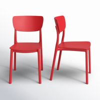 Farrah Outdoor Stacking Dining Side Chair by AllModern