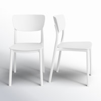 Farrah Outdoor Stacking Dining Side Chair by AllModern