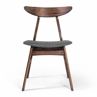 Hartford Dining Chair in Warm Gray/Walnut by AllModern