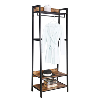 Hall Tree Bench with Shoe Storage | Entryway Organizer with Coat Hooks & Shelf | Space Saving by 17 Stories