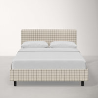 Eisley Upholstered Low Profile Platform Bed