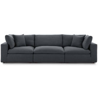 Modway Copper Grove Hrazdan Down-filled Over-stuffed 3-piece Sectional Sofa Set by Modway