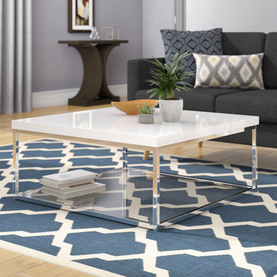 Kamyrn Floor Shelf Coffee Table with Storage by Latitude Run
