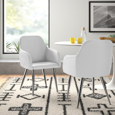 Agostini Dining Chair, Side, Upholstered, Kitchen, Dining Room, Pu Leather Look by Wade Logan
