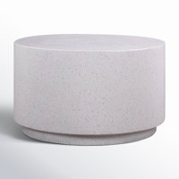 Sur Concrete Drum Coffee Table by AllModern