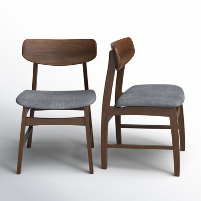 Gantz Upholstered Solid Wood Dining Chair by Mercury Row