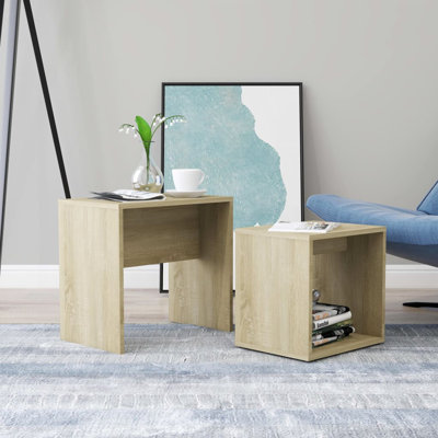 Börkur Frame Nesting Tables Coffee Table with Storage by Latitude Run
