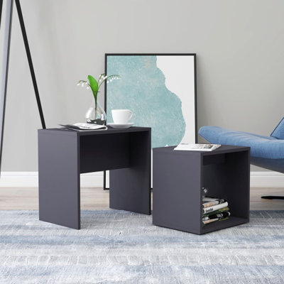 Börkur Frame Nesting Tables Coffee Table with Storage by Latitude Run