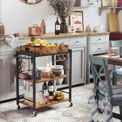 3-tier Riggle Kitchen Cart by Trent Austin Design