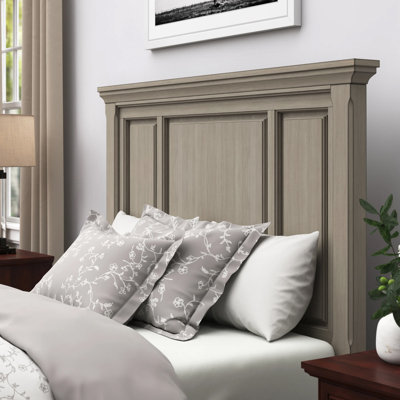 Austinburg Solid Wood Panel Headboard by Three Posts