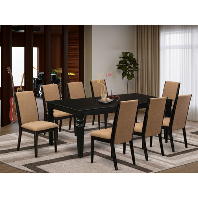 Valkyries Butterfly Leaf Rubberwood Solid Wood Dining Set by Charlton Home