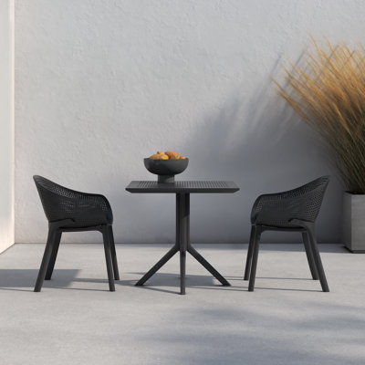 Farrah Square 2 - Person 31.5" Long Dining Set by AllModern