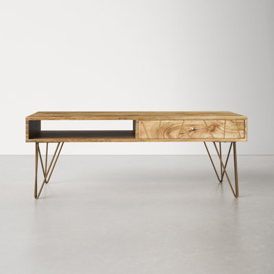 Resch 4 Legs Coffee Table with Storage by George Oliver
