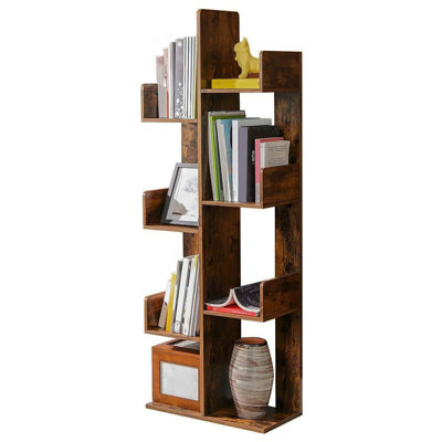 Nemec 54.99" H x 19.64" W Wood Geometric Bookcase by Millwood Pines