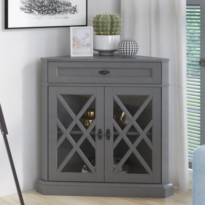 Janicki 2 - Door Corner Accent Cabinet by Andover Mills