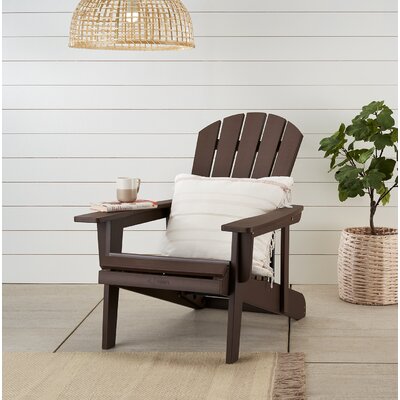 Ayuub Plastic Adirondack Chair by Rosecliff Heights