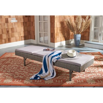 Esmai 77.95" Long Reclining Single Chaise with Cushions