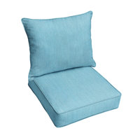 Indoor/Outdoor Sunbrella Seat/Back Cushion by Sand & Stable