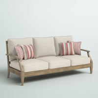 Arikka Patio Sofa with Cushions by Lark Manor