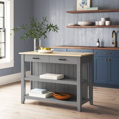 Spence 47.5" Kitchen Island by Beachcrest Home