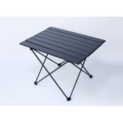 Aicen Ultralight Folding Aluminum Camping Table, Compact, Roll-Up, with Carry Bag for Outdoor & Indoor Use (Size L) by Ebern Designs