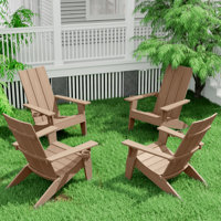 Yeagertown Plastic Adirondack Chair by Rosecliff Heights