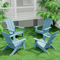 Yeagertown Plastic Adirondack Chair by Rosecliff Heights