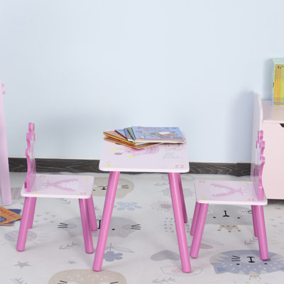 Dena Kids 3 Piece Rectangular Table and Chair Set by Isabelle & Max