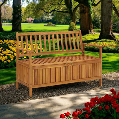Wooden Storage Bench by Red Barrel Studio