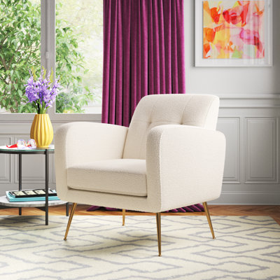 Floriana 30" Wide Tufted Armchair by Etta Avenue