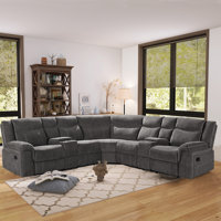 Akul 107.5" Wide Reclining Corner Sectional by Red Barrel Studio