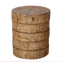 Dawlish Tree Stump End Table by Millwood Pines