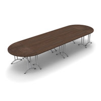 14 Person Conference Meeting Tables Complete Tables Set by Inbox Zero
