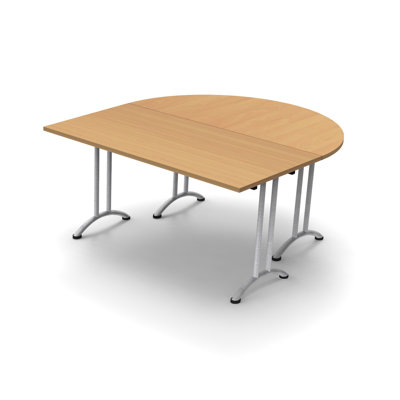 3 Person Conference Meeting Tables Complete 2 Tables Set by Inbox Zero